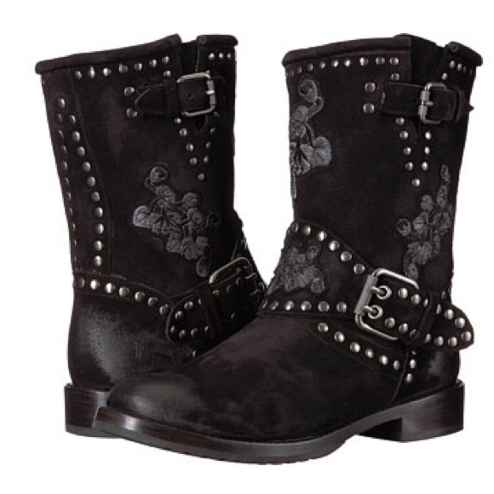 ‼️SOLD‼️ Frye® Nat Flower Engineer Boot NWT
